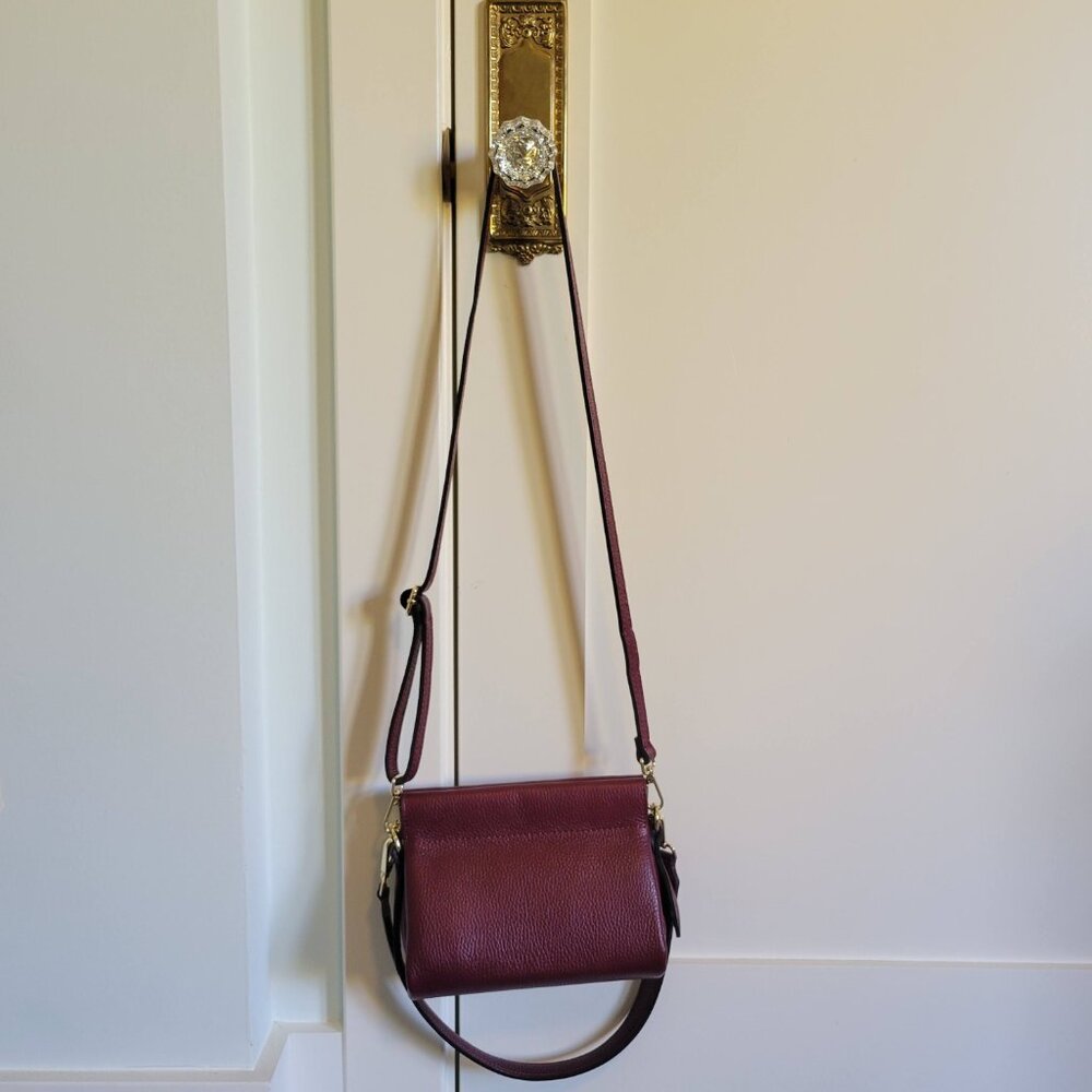 NWT [Roberta Firenze] Handmade in Italy Leather Vale Bag - Picture 7 of 15